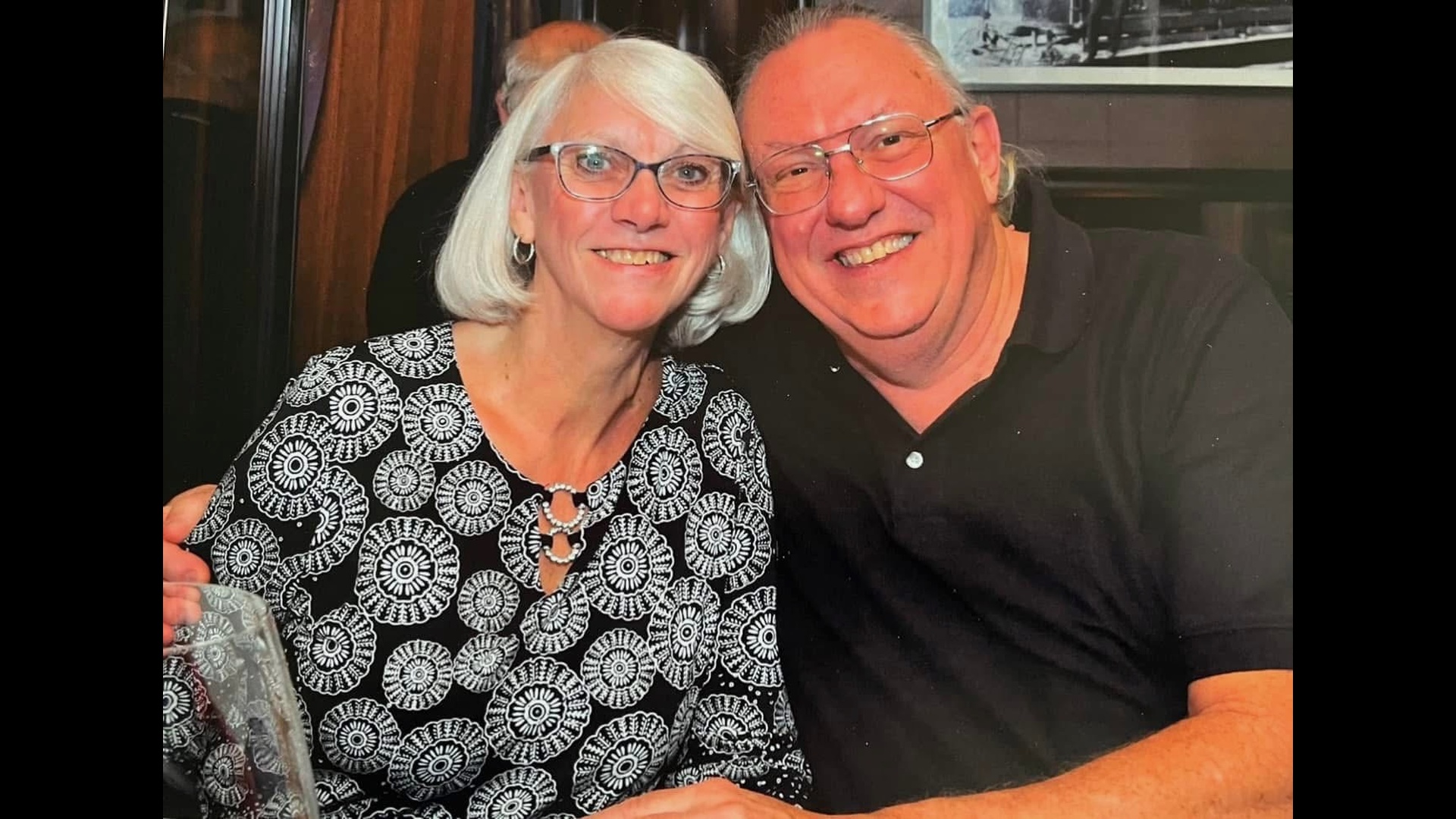 Anne and Kim smiling together in a recent photograph